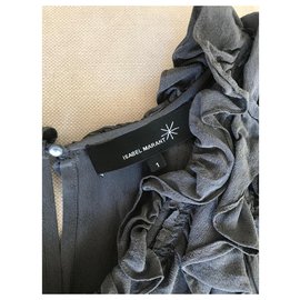 Isabel Marant-Robes-Gris anthracite