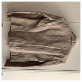 Roberto Cavalli-Pin-stripe blazer jacket-Beige