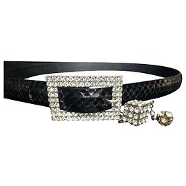 Christian Dior Belts Black