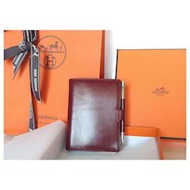Hermès Agenda Dark red