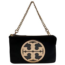 Tory Burch Mini pochette chaîne noire Noir
