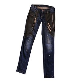 Philipp Plein jeans ajustados Azul
