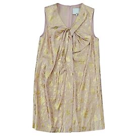 3.1 Phillip Lim Vestidos Rosa Dorado Metálico