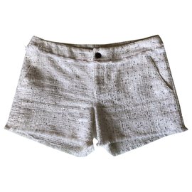 Liu.Jo-Shorts con perline-Bianco