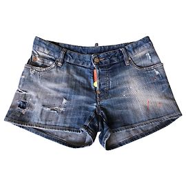 Dsquared2 Kurze Jeans Blau
