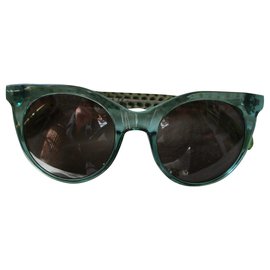 Marc Jacobs-Gafas de sol con montura verde.-Verde claro