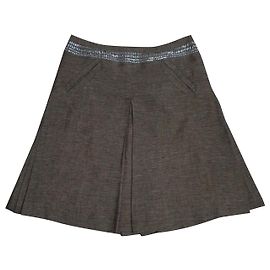 Jupe en lin plissée By Malene Birger Multicolore Autre