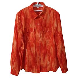Camicia Michael Kors Arancione in Cotone XL Arancione