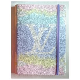 Louis Vuitton-Caderno Clémence LV Escale-Rosa