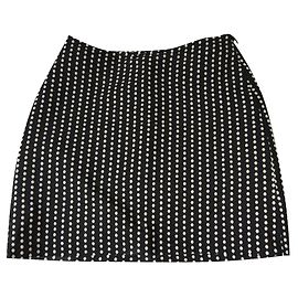Hugo Boss Jupe courte classique Noir Crème