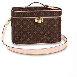 Louis Vuitton-Nice Vanity Handbag LV-Brown