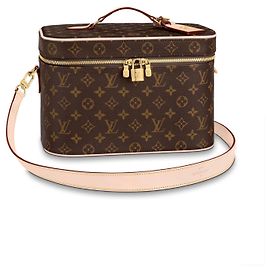 Louis Vuitton Nice Vanity Handbag LV Marron