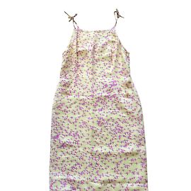 Vestido Gianni Versace Couture s / s 1999 Amarelo