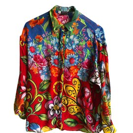 Gianni Versace-Camicia Gianni Versace-Multicolore