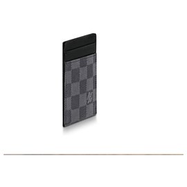 Louis Vuitton-Pince wallet LV-Dark grey