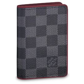 Louis Vuitton pocket organiser mens wallet LV Grey
