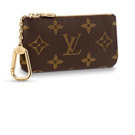 Louis Vuitton-Bolsa de llave LV-Castaño