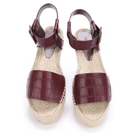 Vince-Sandalen-Bordeaux