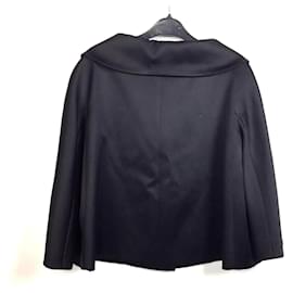 Dior-Dior silk cape-Black