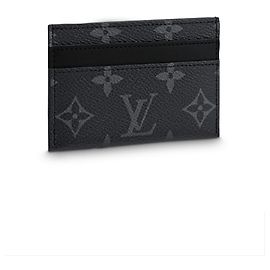 Louis Vuitton Kartenetui Monogramm Eclipse Grau Grau