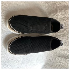 Kenzo-Espadrillas sneakers in black-Black