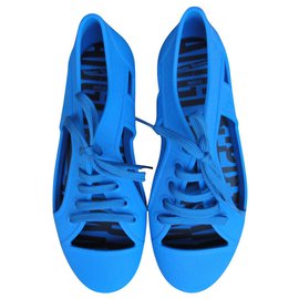 Melissa-Melissa X Vivienne Westwood sandals new condition p 40-Blue