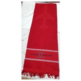 Chanel-Chanel towel: New Airline-Red,Blue,Dark red