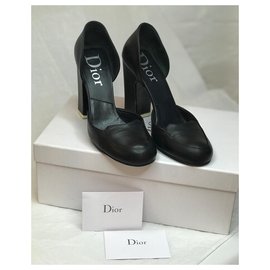 Dior-Black Heels 9,5 cm with box-Black