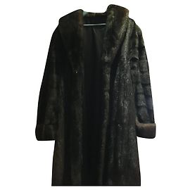 Autre Marque GEORGES V visón real Marrón oscuro