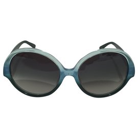 MCM Sunglasses Turquoise Plastic Other Turquoise