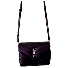 Saint Laurent-Borsa giocattolo Matulassé Loulou-Nero