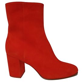 Bottes Aeyde en daim orange Orange