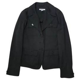 Giacca Marella nera in cotone Nero