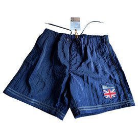 John Galliano-Novedades shorts de baño azul john galliano T 2-Azul marino
