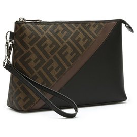 Fendi-Fendi logo clutch new-Multiple colors