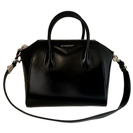 Autre Marque Givenchy Antigona Small Black Leather Handbag Black