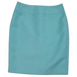 Autre Marque Jupe à pois aqua vert NIPON BOUTIQUE Bleu