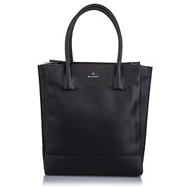 Mulberry Black Arundel Leder Einkaufstasche Schwarz