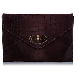 Mulberry Red Pony Haar Willow Clutch Bag Rot Andere