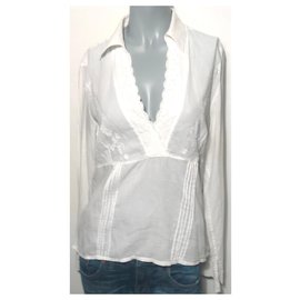 Massimo Dutti Tops Blanco