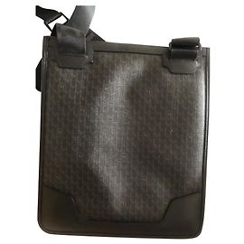 Montblanc Nightflight Clutch Bag Black Leather Black