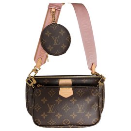 Louis Vuitton-Louis Vuitton multi-pocket shoulder bag-Pink
