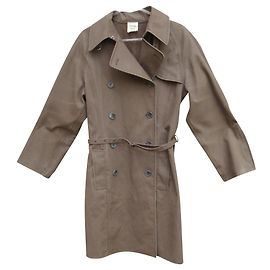 Gabardina Hermès mackintosh t 42 Castaño