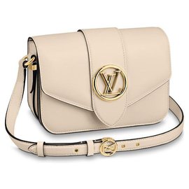 Louis Vuitton-LV Pont 9 Handbag-Cream