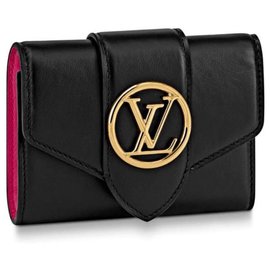 Louis Vuitton-LV Pont 9 Brieftasche neu-Schwarz