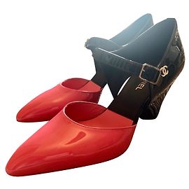 Escarpins Chanel Rose