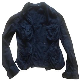 Isabel Marant Etoile Camicia nera multitasche a stella Isabel marant Nero