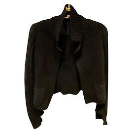 Chanel Weste Schwarz Wolle und Kaschmir Schwarz