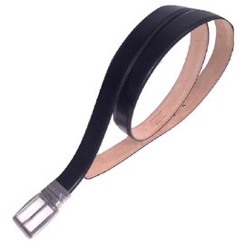 Salvatore Ferragamo-SALVATORE FERRAGAMO leather belt-Black