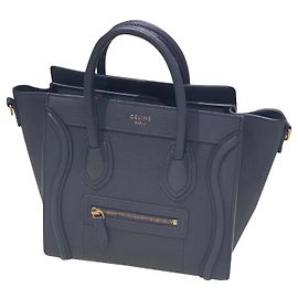 Céline Nano Luggage Navy blue